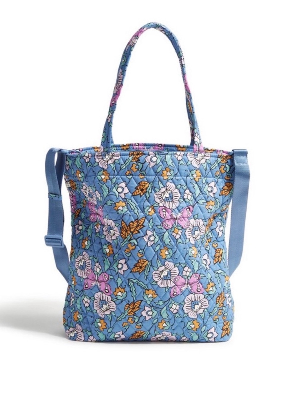 Vera Bradley large north south tote in wild prairie
